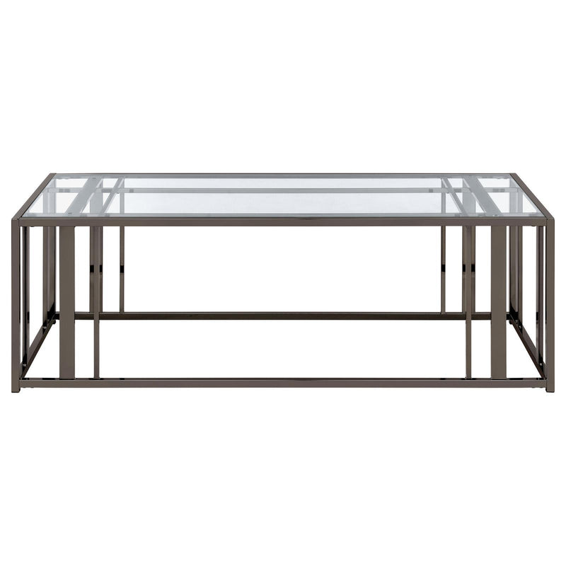 Coaster Furniture Adri 708358 Coffee Table - Black Nickel IMAGE 3