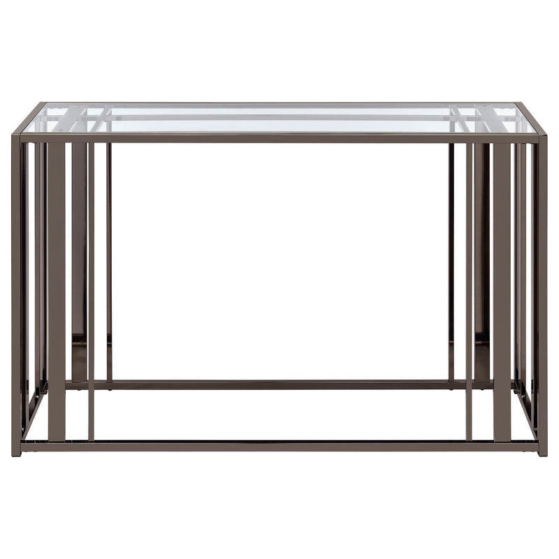 Coaster Furniture Adri 708359 Sofa Table - Black Nickel IMAGE 7