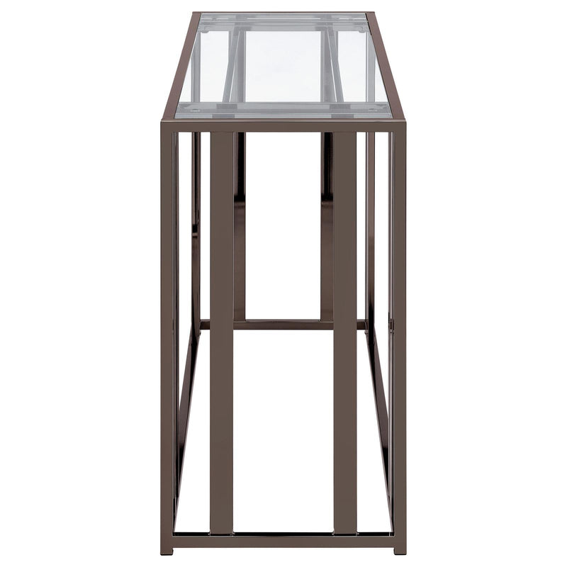 Coaster Furniture Adri 708359 Sofa Table - Black Nickel IMAGE 9