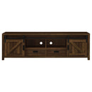 Coaster Furniture Madra 736273 Rectangular TV Console With 2 Sliding Doors - Dark Pine IMAGE 4