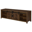 Coaster Furniture Madra 736273 Rectangular TV Console With 2 Sliding Doors - Dark Pine IMAGE 6