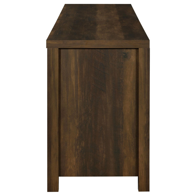 Coaster Furniture Madra 736273 Rectangular TV Console With 2 Sliding Doors - Dark Pine IMAGE 7