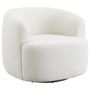Coaster Furniture Hudson 905726 Upholstered Swivel Chair - Natural IMAGE 1