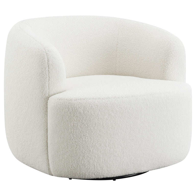 Coaster Furniture Hudson 905726 Upholstered Swivel Chair - Natural IMAGE 1