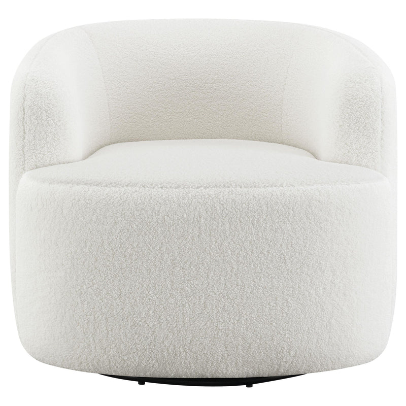 Coaster Furniture Hudson 905726 Upholstered Swivel Chair - Natural IMAGE 2