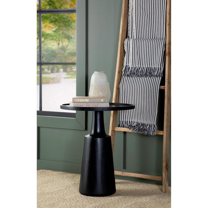 Coaster Furniture Ixia 915109 Round Accent Table - Black Stain IMAGE 2