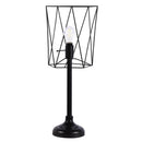 Coaster Furniture Mayfield 920197 Metal Slender Torch Table Lamp - Black IMAGE 1