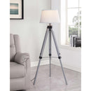 Coaster Furniture Dayton 920212 Adjustable Empire Shade Tripod Floor Lamp - Grey IMAGE 2