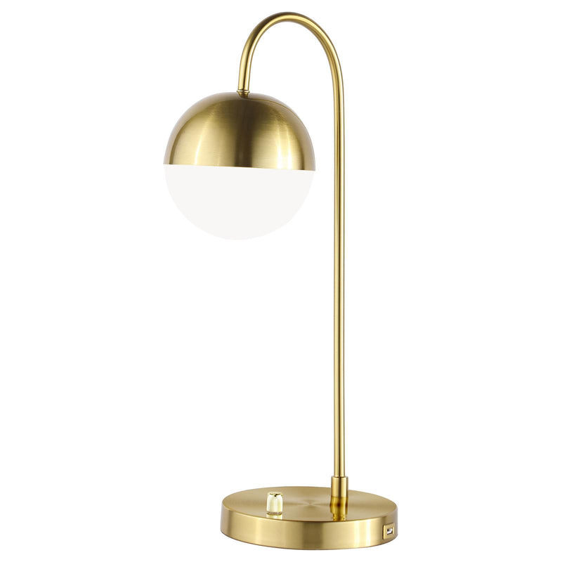 Coaster Furniture Merrick 920216 Round Arched Table Lamp - Gold IMAGE 3