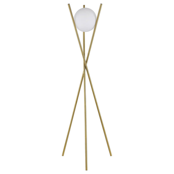 Coaster Furniture Yamileth 920218 Tripod Floor Lamp - Gold IMAGE 1
