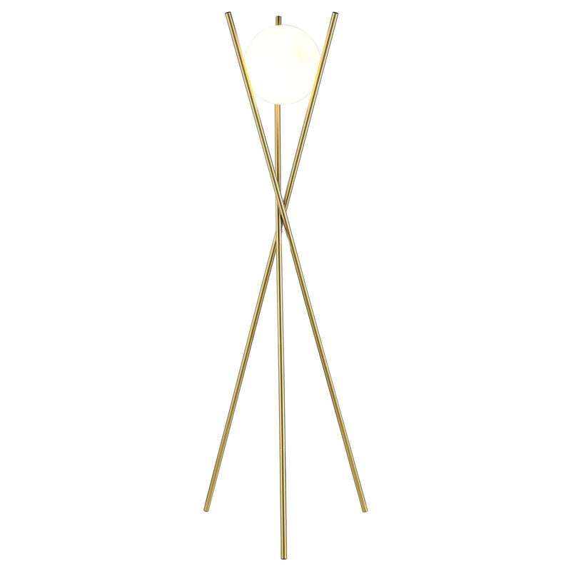 Coaster Furniture Yamileth 920218 Tripod Floor Lamp - Gold IMAGE 3