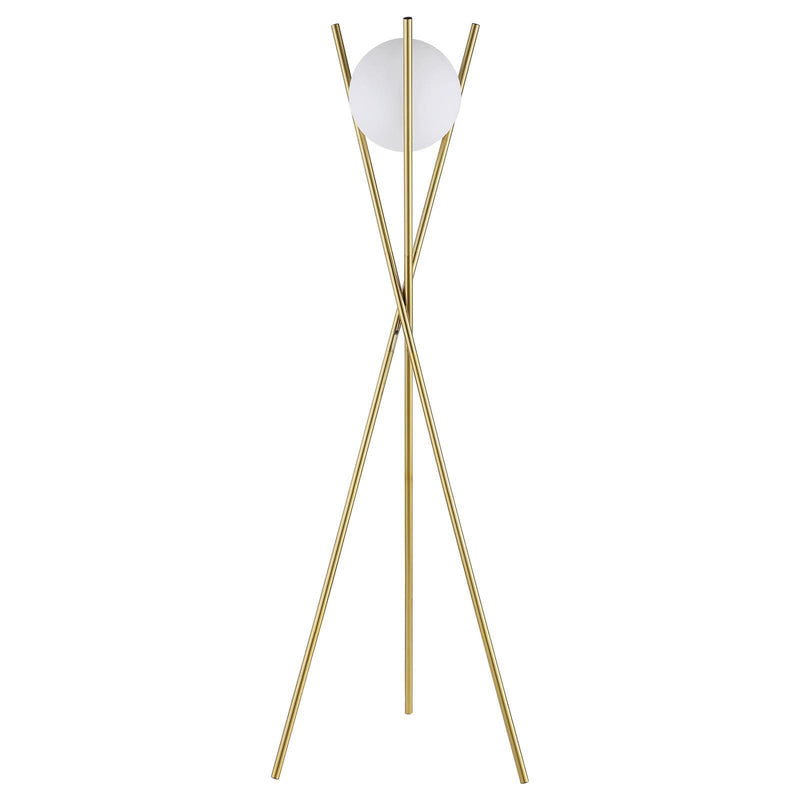 Coaster Furniture Yamileth 920218 Tripod Floor Lamp - Gold IMAGE 4