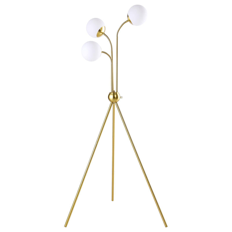 Coaster Furniture Miley 920293 Trio Tree Floor Lamp - Gold IMAGE 3