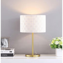 Coaster Furniture Ramiro 920304 Drum Shade Buffet Table Lamp - Gold IMAGE 2