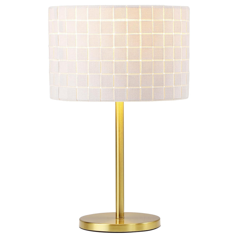 Coaster Furniture Ramiro 920304 Drum Shade Buffet Table Lamp - Gold IMAGE 3