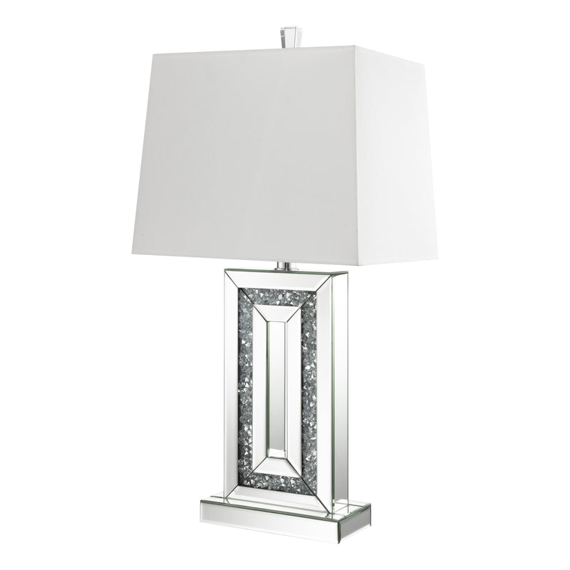 Coaster Furniture Ayelet 923288 Table Lamp With Square Shade - White/Mirror IMAGE 4