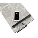 Coaster Furniture Maxwell 931129 C-Shaped Accent Table - Cement/Gunmetal IMAGE 3