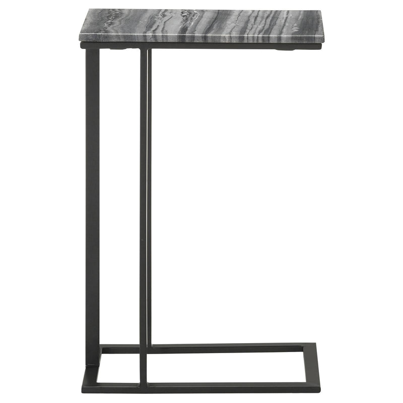 Coaster Furniture Vicente 936034 Accent Table With Marble Top - Grey/Sandy Black IMAGE 10
