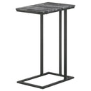 Coaster Furniture Vicente 936034 Accent Table With Marble Top - Grey/Sandy Black IMAGE 5