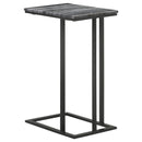 Coaster Furniture Vicente 936034 Accent Table With Marble Top - Grey/Sandy Black IMAGE 7
