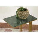 Coaster Furniture Vicente 936035 Accent Table With Marble Top - Antique Gold/Green IMAGE 12