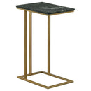 Coaster Furniture Vicente 936035 Accent Table With Marble Top - Antique Gold/Green IMAGE 1