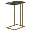 Coaster Furniture Vicente 936035 Accent Table With Marble Top - Antique Gold/Green IMAGE 5