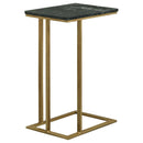 Coaster Furniture Vicente 936035 Accent Table With Marble Top - Antique Gold/Green IMAGE 9