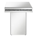 Coaster Furniture Elora 936137 Pedestal Square Top Accent Table - Mirror IMAGE 2