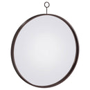 Coaster Furniture Gwyneth 961495 Round Wall Mirror - Black Nickel IMAGE 1