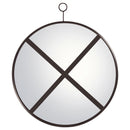 Coaster Furniture Gwyneth 961495 Round Wall Mirror - Black Nickel IMAGE 3