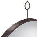 Coaster Furniture Gwyneth 961495 Round Wall Mirror - Black Nickel IMAGE 4