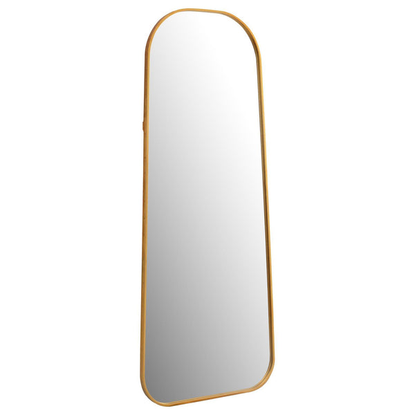 Coaster Furniture Simeon 962822 Metal Frame Full Length Floor Mirror - Antique Gold IMAGE 1