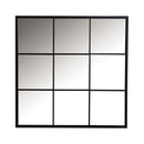 Coaster Furniture Quetzal 962894 Square Window Pane Wall Mirror - Black IMAGE 1