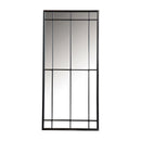 Coaster Furniture Anette 962913 Rectangular Window Pane Wall Mirror - Black IMAGE 1