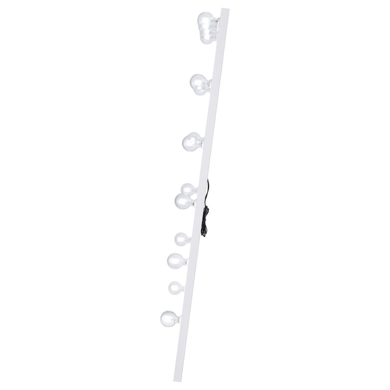 Coaster Furniture Zayan 969558 Full Length Floor Mirror with Lighting - White High Gloss IMAGE 7