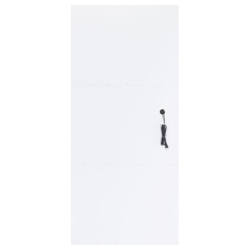 Coaster Furniture Zayan 969558 Full Length Floor Mirror with Lighting - White High Gloss IMAGE 9