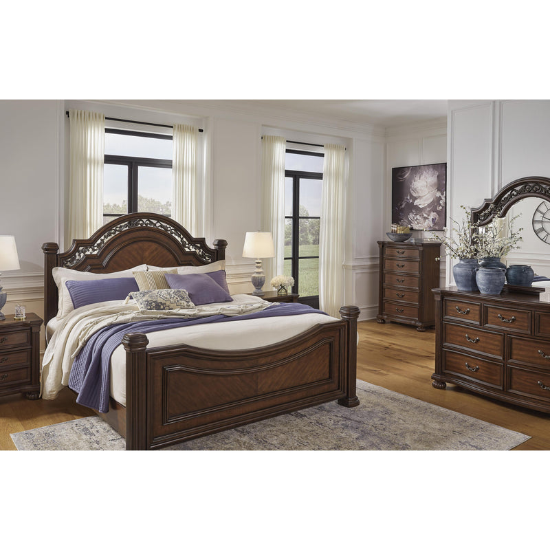 Signature Design by Ashley Lavinton B764B5 Queen Poster Bed IMAGE 7