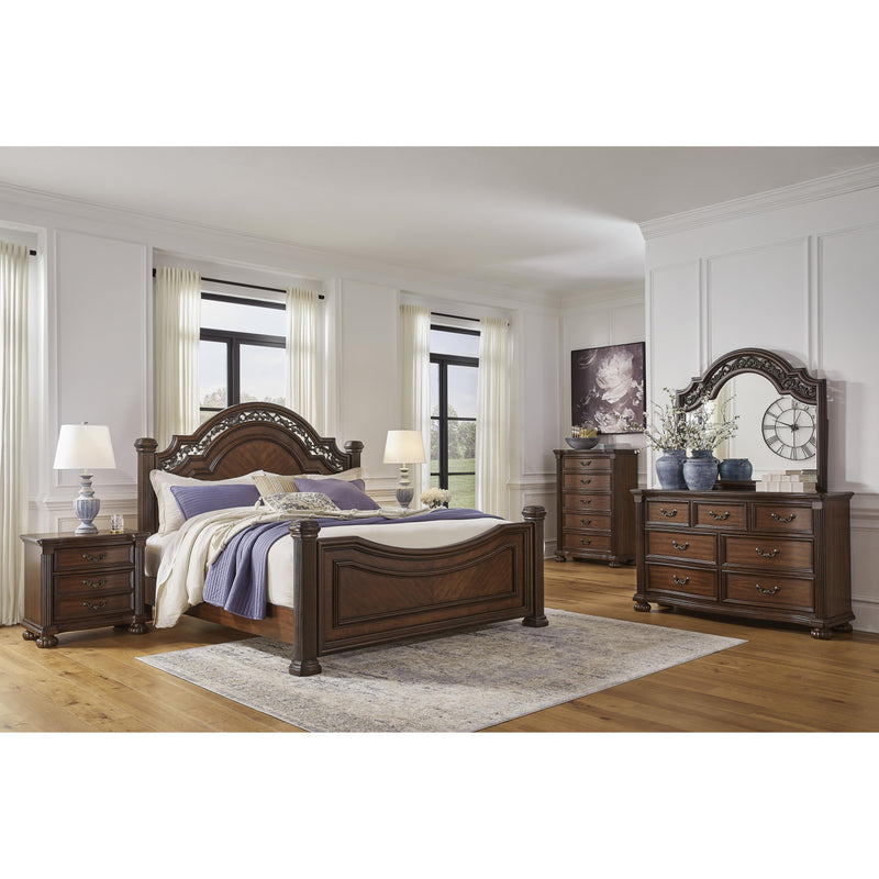 Signature Design by Ashley Lavinton B764B5 Queen Poster Bed IMAGE 9