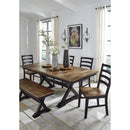 Signature Design by Ashley Wildenauer D634-35 Rectangular Dining Room Extension Table IMAGE 16