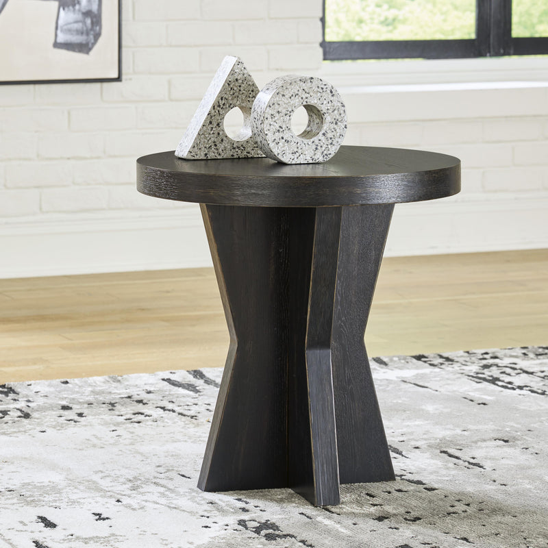  Signature Design by Ashley Galliden T841-6 Round End Table IMAGE 4