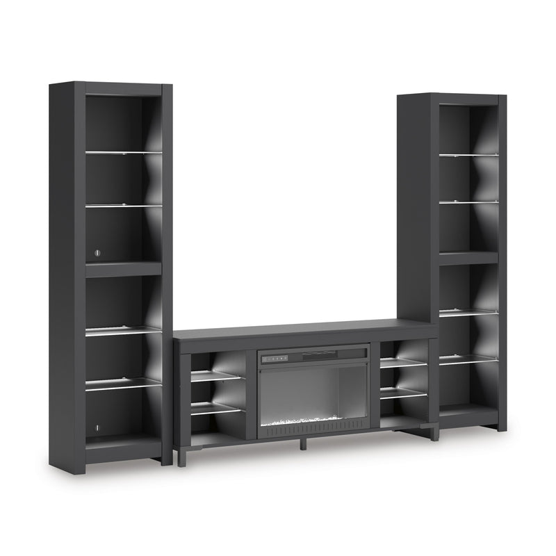 Signature Design by Ashley Cayberry W2721W2 3 pc Entertainment Center with Electric Fireplace IMAGE 2