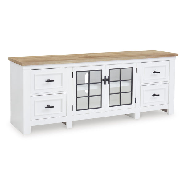 Signature Design by Ashley Ashbryn W844-68 Extra Large TV Stand IMAGE 1
