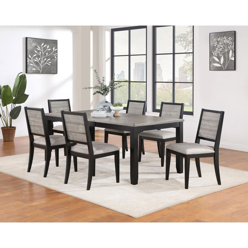 Coaster Furniture Elodie 121222 Upholstered Padded Seat Dining Side Chair - Dove Grey/Black IMAGE 10