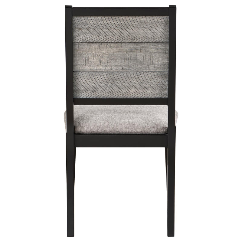 Coaster Furniture Elodie 121222 Upholstered Padded Seat Dining Side Chair - Dove Grey/Black IMAGE 7