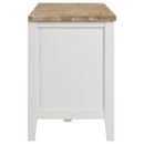 Coaster Furniture Angela 708253 2-door Wooden 67" TV Stand - Brown/White IMAGE 8