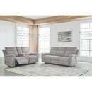 Signature Design by Ashley Barnsana 3320196 Double Reclining Power Loveseat with Console IMAGE 11