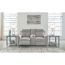 Signature Design by Ashley Barnsana 3320196 Double Reclining Power Loveseat with Console IMAGE 6