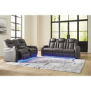 Signature Design by Ashley Fyne-Dyme 3660215 Power Reclining Sofa with Adjustable Headrest IMAGE 17