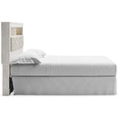  Signature Design by Ashley Altyra B2640-69 King Upholstered Panel Bookcase Headboard IMAGE 4